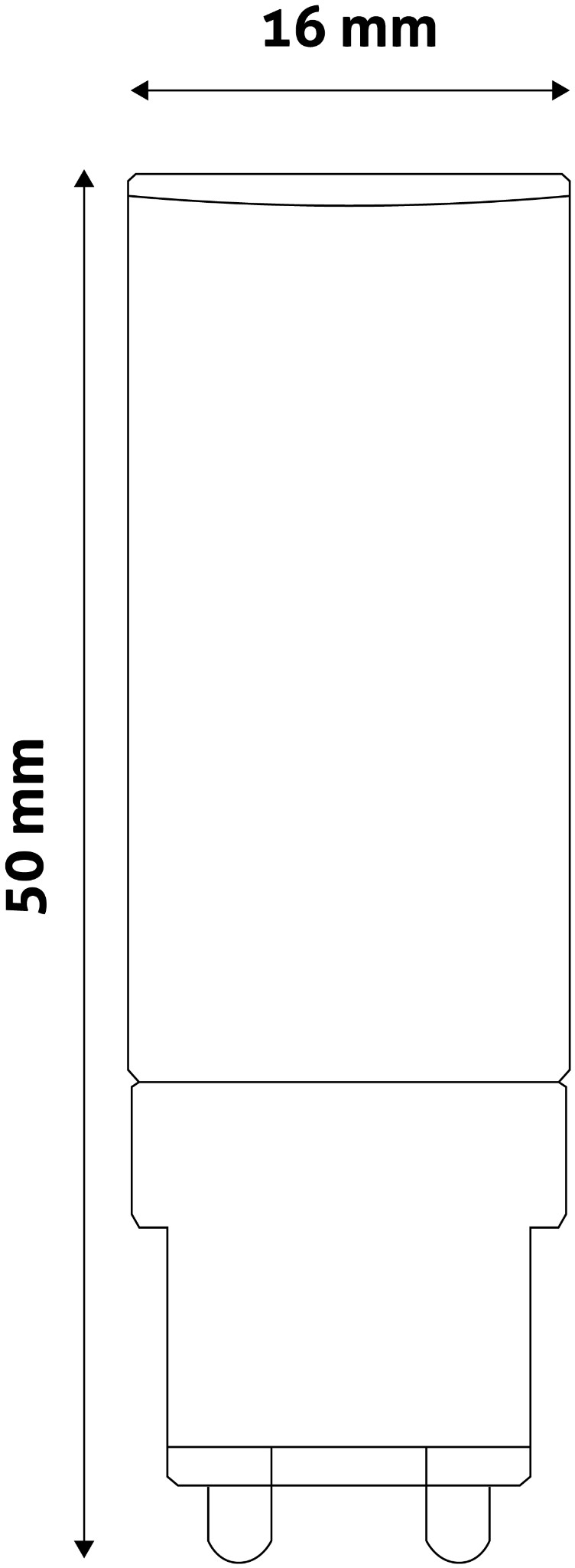 LED Žárovka G9 4.5W 4000K